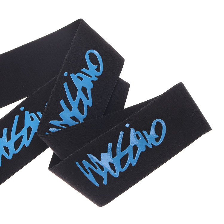 Jacquard logo silicone elastic band non-slip elasticity suitable for underwear, sportswear, headband