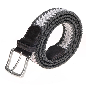 The Two Toned Woven Elastic Stretch Belt